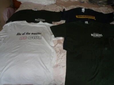 JOBLOT BUNDLE OF MENS COTTON T SHIRTS  BULMERS WALKABOUT ABS   SIZE M - Image 1 of 4