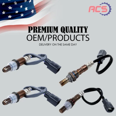 4 sensores de oxígeno O2 aguas arriba y aguas abajo OEM para Toyota Tundra Sequoia 2007-2013 Foto 1 de 4