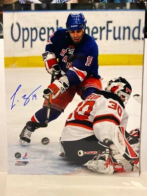 Foto fanática assinada por Scott Gomez New York Rangers 16x20 - Imagem 1 de 4