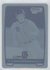 2012 Bowman Chrome Prospects Printing Plate Cyan 1/1 Brandon Eckerle 0kz8