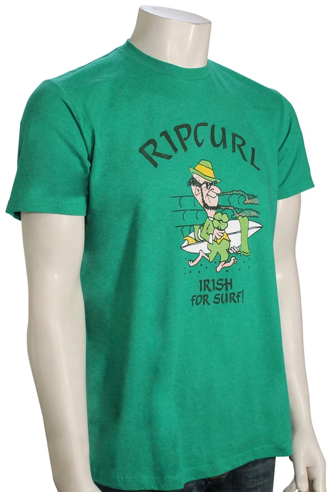 Rip Curl Me Gold Premium T-Shirt - Kelly Green - New - Image 1 of 1