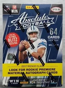 Carte collezionabili Panini Absolute Football Blaster 2017 NFL 2017 - Foto 1 di 3