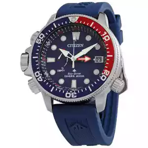 Citizen Promaster Eco-Drive Blue Dial Pepsi Bezel Men's Watch BN2038-01L - Picture 1 of 3