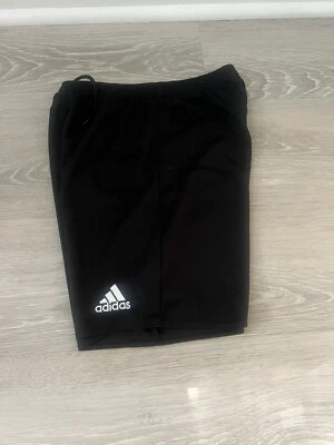 Pantalones Cortos Adidas Jóvenes Grandes Negros PARMA Entrenamiento Fútbol Correr Niños Usados en Excelente Condición Foto 1 de 4