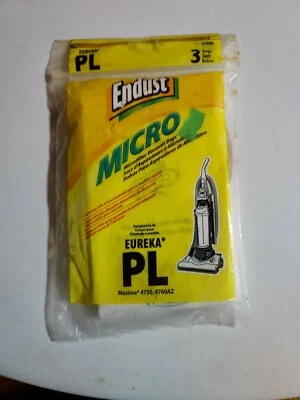 2 - 3 Pack  Endust Vacuum Bags For Eureka PL - Image 1 of 2