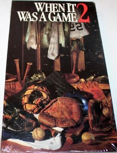 When It Was a Game 2 (New Sealed VHS, 1993) Hank Aaron, Mel Allen, Elden Auker - Picture 1 of 2