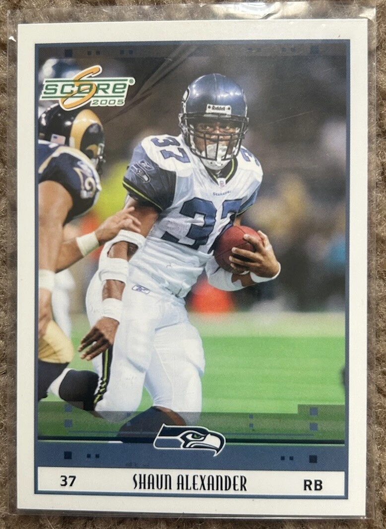 2005 Score Football Card #262 Shaun Alexander Seattle Seahawks