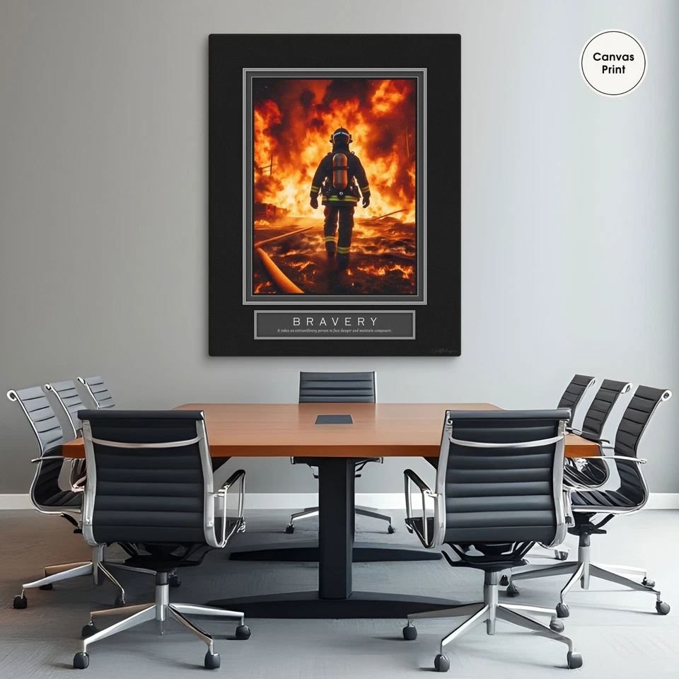 Pôster motivacional, bravura, arte de parede motivacional, citações motivacionais - Imagem 1 de 1