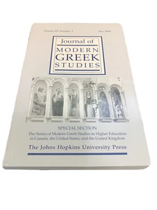Journal of Modern Greek Studies Volume 24, Number 1, May 2006 - Picture 1 of 1