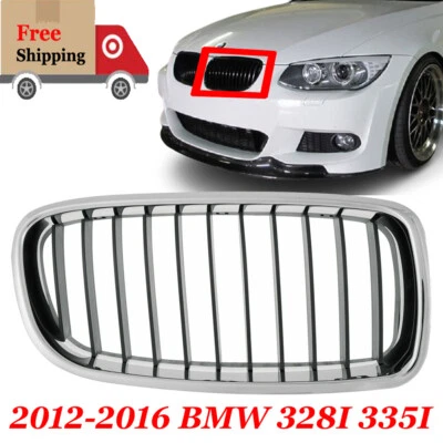 For 2012-2016 BMW 328I 335I Front Grille Passenger Right Side Chrome BM1200231 Foto 1 de 4