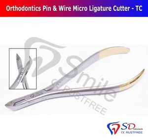 German TC Wire Ligature Cutter 5.5" Orthodontic Dental Instrument Pliers Tongs  - Picture 1 of 2