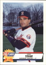 1993 Harrisburg Senators Fleer/ProCards #278 Edgar Tovar