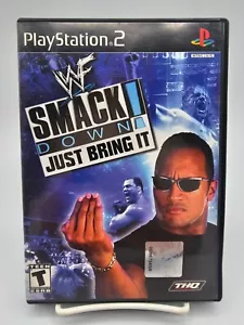 WWF Smackdown Just Bring It Playstation 2 PS2 Video Game - No Manual - Picture 1 of 6