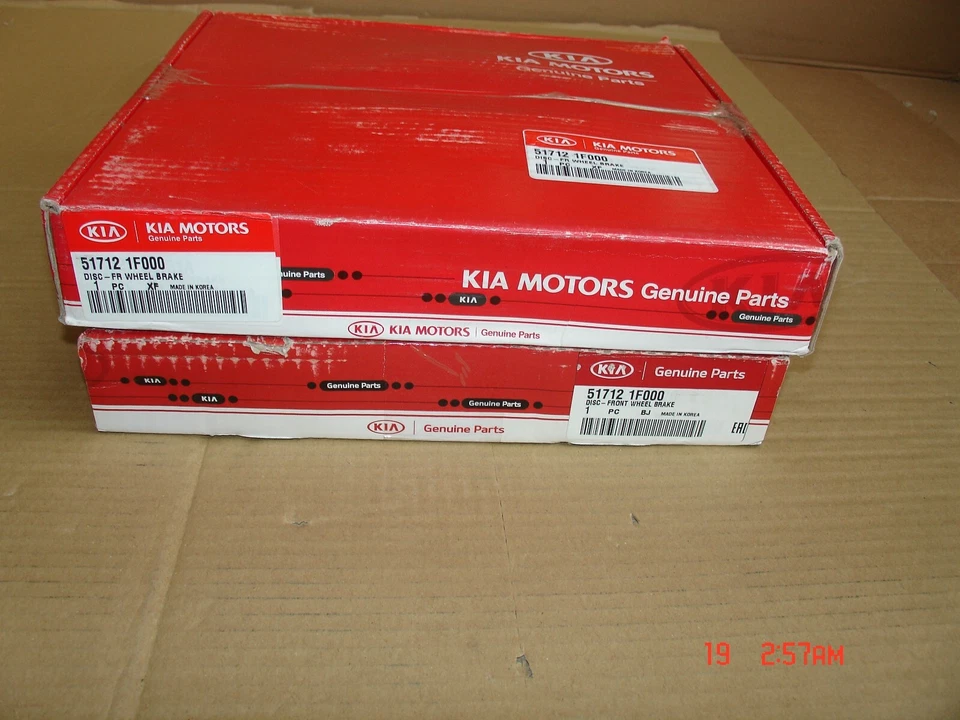 517121F000 x2 FRONT Brake Disc for Kia Carens Mk3 2010-2013 - Image 1 of 1