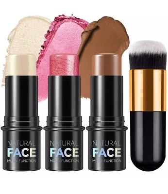 Face Color Sticks With Brush - Image 1 of 2