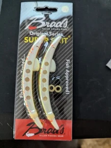 Brad's Super Bait 2 Pack -  "Hot Lava" Fishing Lures - NEW! - Picture 1 of 2