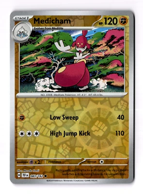 Medicham 083/162 Sv05: Temporal Forces Reverse Holo - Image 1 of 3