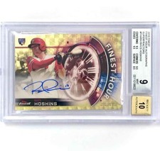 2018 Topps Finest RC Rhys Hoskins autograph Superfractor 1/1 rookie BGS Auto 10