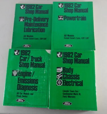 Manuale Officina Lincoln Continental Mark VI ,Ford, Mercury Colony Park 1982 - Immagine 1 di 4