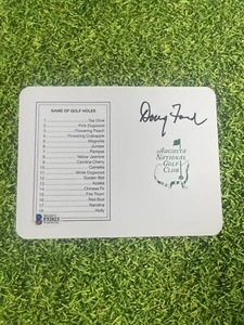 Doug Ford 1957 Masters Champions signierte Auto Scorekarte Beckett Coa PGA - Bild 1 von 4