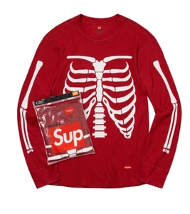 Supreme Hanes Bones Thermal Crew (1 Pack) Red - Large - Picture 1 of 1