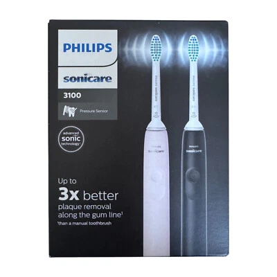 Philips Sonicare 3100 Doppelpack Elektrische Schallzahnbürste HX3675/15