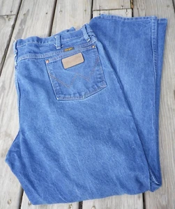 Men's Wrangler denim blue jeans 42 x 31 cowboy western 936DEN - Picture 1 of 10