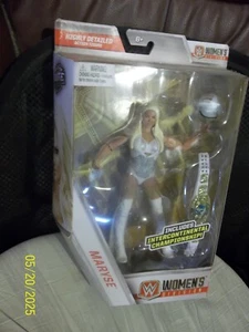 2017 MATTEL~WWE~ELITE~MARYSE~NIP~W/WOMENS INTERNATIONAL CHAMPIONSHIP BELT & CAP - Picture 1 of 3