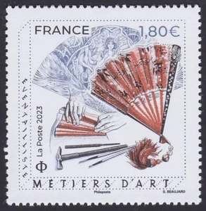 2023 France N°5656** Art Crafts Fan Maker Fan, France 2023 Fan MNH - Picture 1 of 1