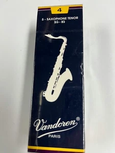 Vandoren SR2235 Tenorsaxophon Blätter Stärke 4 Box mit 5 Neu - Bild 1 von 1