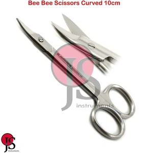 Bienenschneiden temporäre Kronenschere 10 cm gebogene zahnärztliche chirurgische Instrumente - Bild 1 von 5
