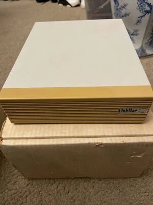 ClubMac Macintosh Vintage External Hard Drive HD Powers On Untested  - Image 1 of 3