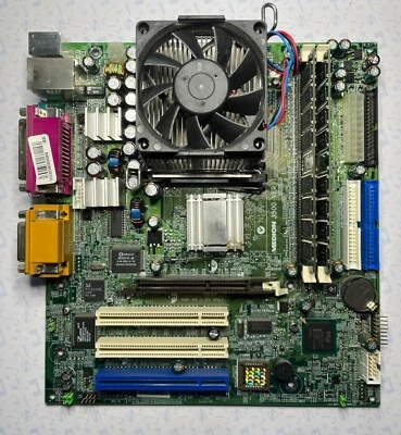 Carte mère Medion 3500 socket 478 AGP + Pentium 4 2,00 GHz + 1.25Go RAM DDR - Photo 1/4