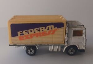 1987 Matchbox MB23 White Volvo Container Truck Federal Express Diecast Loose