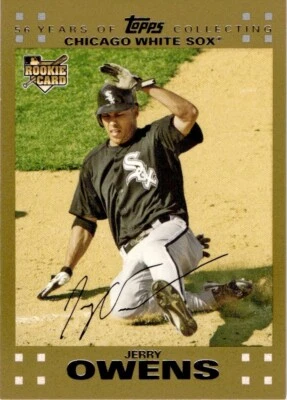 2007 Topps - Jerry Owens #284 Gold /2007 - Image 1 of 2