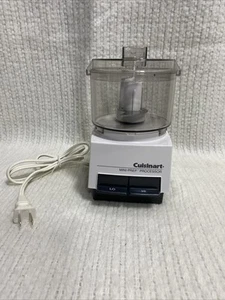 New Cuisinart Mini-Prep Food Processor White Model DLC-1 Open Box - Picture 1 of 5
