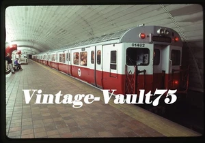 ORIGINAL SLIDE MBTA MTA 01482 BOSTON SUBWAY PORTER STATION KODACHROME 1994 - Picture 1 of 1