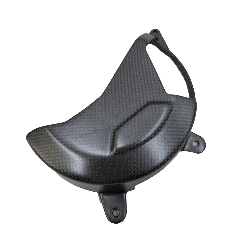 Cubierta de embrague protectora de motor de fibra de carbono para DUCATI Hypermotard 698 2024 2025 Foto 1 de 4