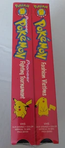 POKEMON PACK 2 VHS - Fashion Victims + Fighting Tournament Pioneer SEALED NEW - Bild 1 von 5