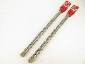 Lot of 2 Milwaukee Tool 7/8 In X 12 X 17 In 4-Cutter Mx4 Sds-Max Rotary 48203945 - Picture 1 of 5