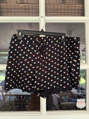 Pantalones Cortos de Pijama TOMMY HILFIGER Para Mujer Rojo Talla Grande 1X Azul Marino Lunares Multicolor Algodón Foto 1 de 4