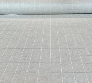 Laura Ashley Elmore Silver Check, Upholstery/ Curtain Fabric. Free P+P. - Picture 1 of 2