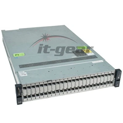 Servidor Cisco UCSC-C240-M3S, 2x E5-2609 V2, 256 GB, DISCO DURO 2x300 GB, 9271RAID, doble PS Foto 1 de 4