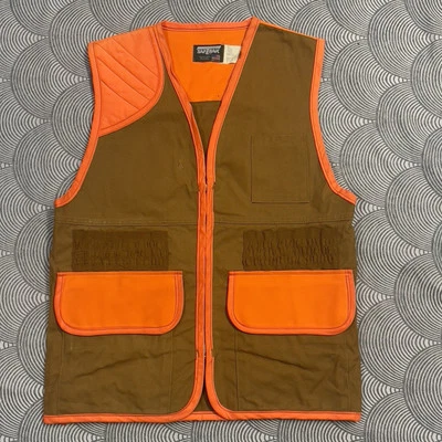 Vintage Saftback Hunting Shooting Vest Duck Game Pouch USA Made Men M EUC - Image 1 of 4
