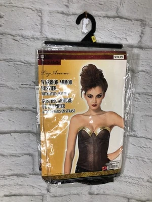 Leg Avenue Warrior Armor Bustier with Stud Accents Small 4-6 Cosplay - Image 1 of 4