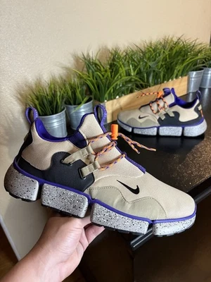 Navaja de bolsillo Nike DM lino tostado púrpura 898033-201 para hombre talla 10,5 venta al por menor $130 Foto 1 de 4