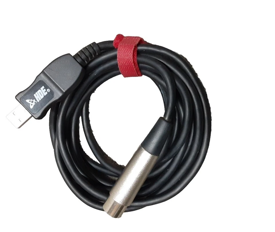 HDE XLR Cable 9FT xlr Female to USB Male Cord Adapter Microphone Link USB line  - Image 1 of 1