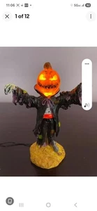 Lemax Spooky Town "Evil Pumpkin" Ottime Condizioni - Accessorio Illuminato - Ritirato - Foto 1 di 6