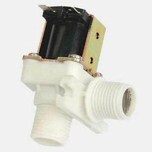 Electroválvula de 90 grados de plástico de nailon solar de 2 vías normal cerrada BSPP12VDC de 1/2" - Imagen 1 de 2