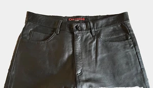 CHEVIGNON Herren Lederhose*Gr.L*Schwarz*Limitiert*Freizeit*Party* - Bild 1 von 11